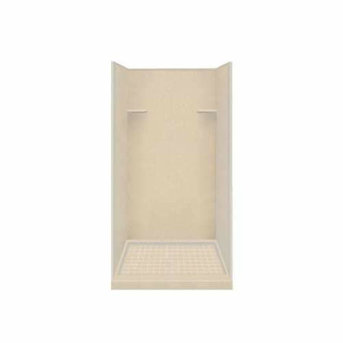 Transolid Studio 36-In X 36-In X 75-In Solid Surface Alcove Shower Kit RKWF3667