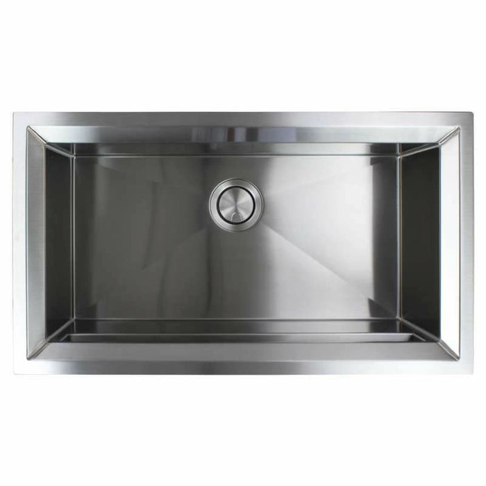 Transolid Studio Stainless Steel 33-In Undermount Kitchen Sink PUSS331911