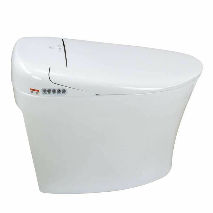 Transolid Rosemary 1-Piece Elongated Smart Bidet Toilet in White TL-5401-A