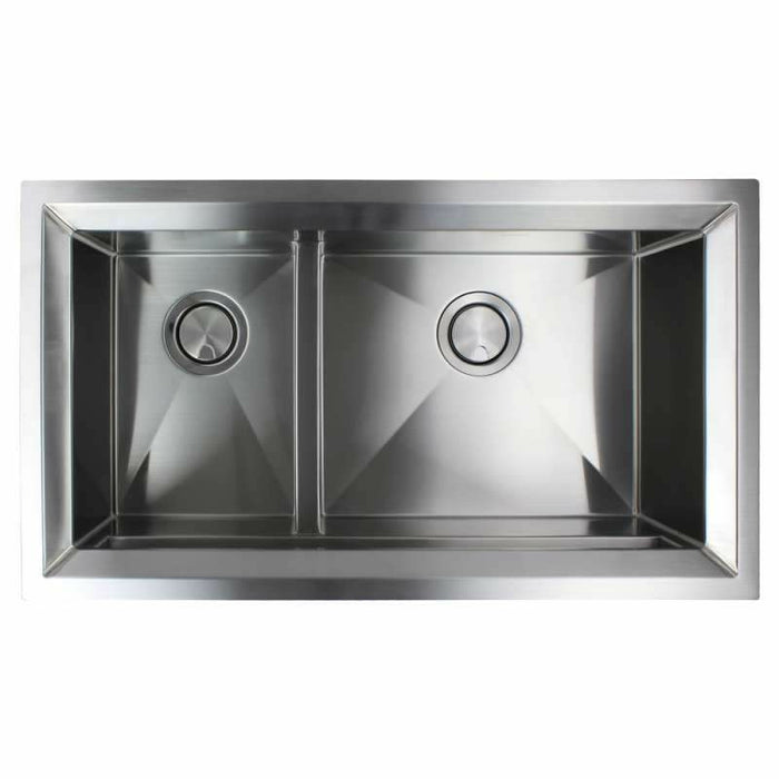 Transolid Studio Stainless Steel 33-In Undermount Kitchen Sink PUDO331911