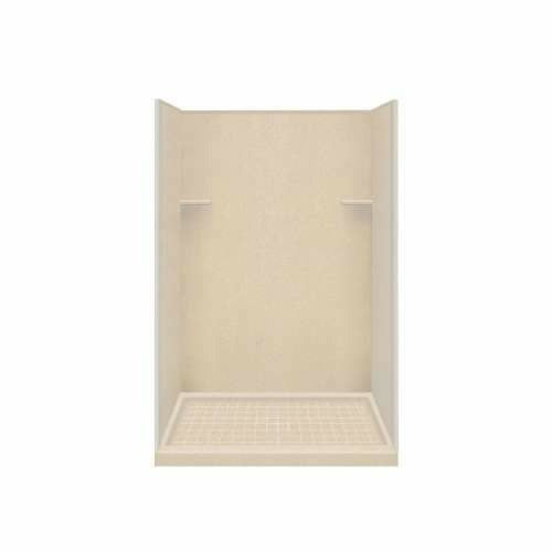 Transolid Studio 34-In X 48-In X 75-In Solid Surface Alcove Shower Kit RKWF4847