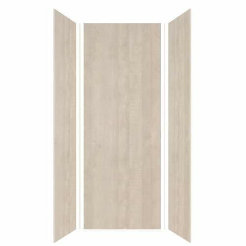 Transolid Expressions 36-In X 36-In X 96-In Glue To Wall Shower Wall Kit EWK363696