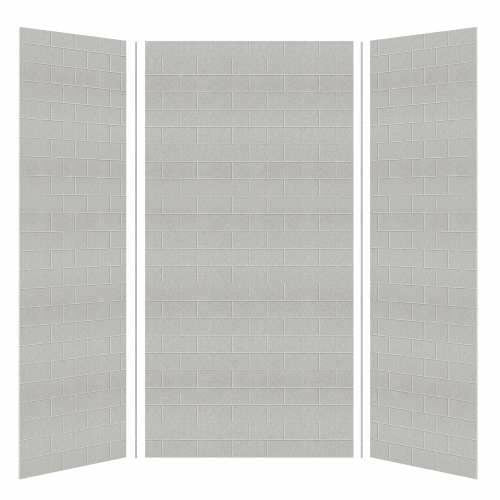 Transolid SaraMar 36-In X 48-In X 96-In Glue To Wall 3-Piece Shower Wall Kit SWK483696