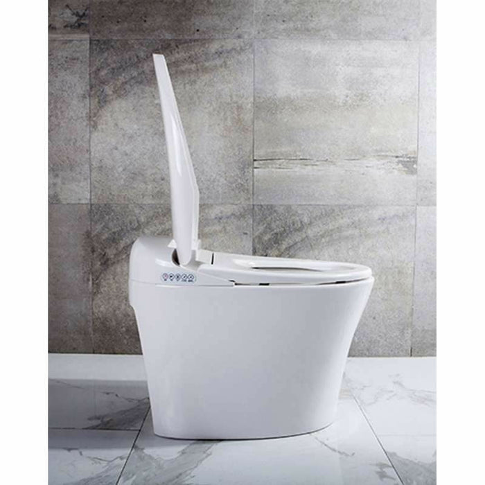 Transolid Rosemary 1-Piece Elongated Smart Bidet Toilet in White TL-5401-A