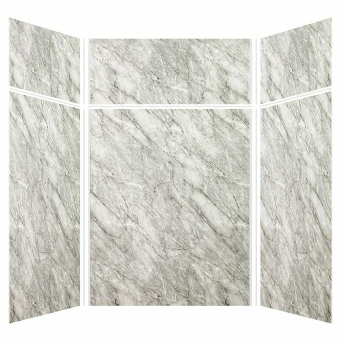 Transolid Expressions 60"x60"x96" Transition Shower/Tub Wall Kit EWKX60607224