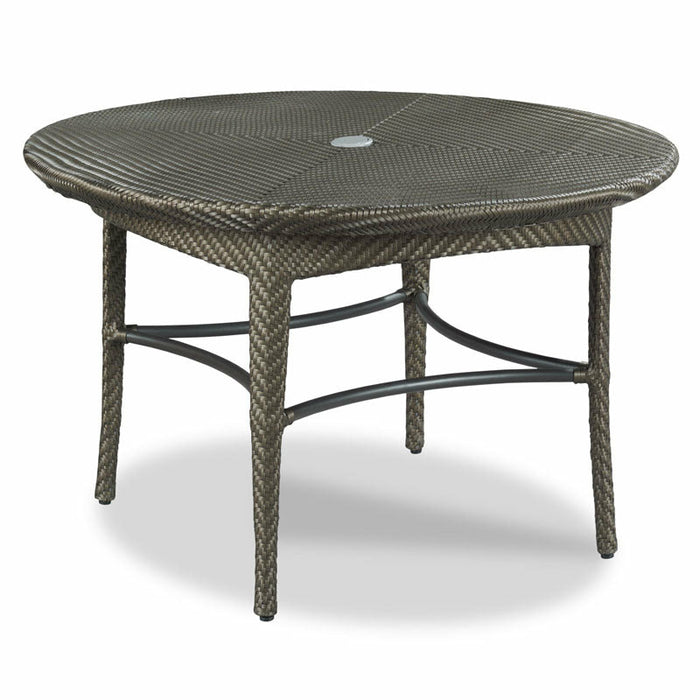 Woodbridge Furniture 48”W x 30"H Marigot Outdoor Café Table Espresso Finish O-5074-70