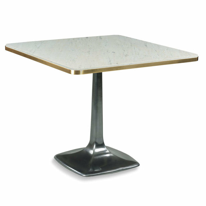 Woodbridge Furniture 36”W x 30"H Calloway Square Café Table Iberia Finish 5095-MBL-TSQ