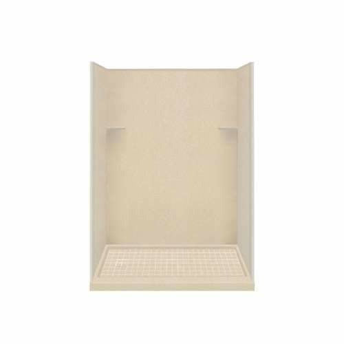 Transolid Studio 32-In X 60-In X 75-In Solid Surface Alcove Shower Kit RKWF6027