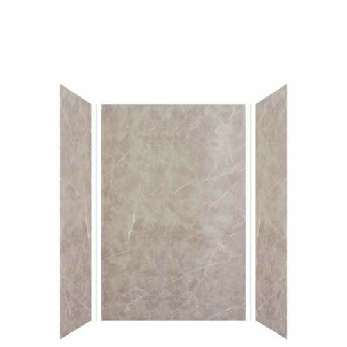 Transolid Expressions 36-In X 48-In X 72-In Glue To Wall Shower Wall Kit EWK483672