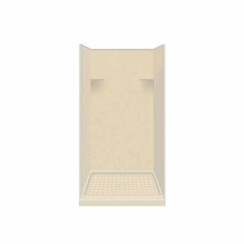 Transolid Studio 36-In X 36-In X 75-In Solid Surface Alcove Shower Kit RKWF3667