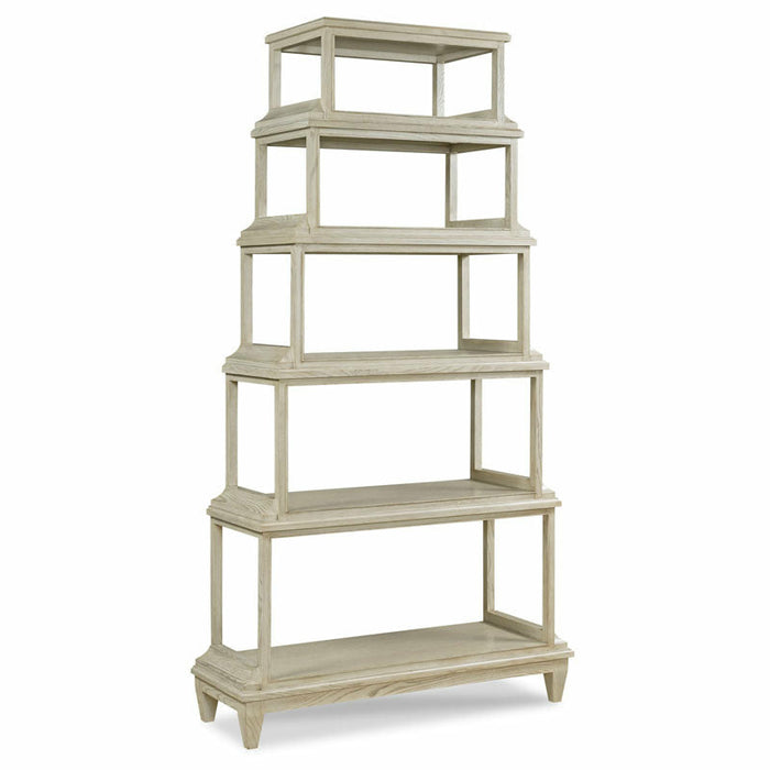 Woodbridge Furniture 48”W x 87.5"H Luna Etagere Luna Finish 6042-07