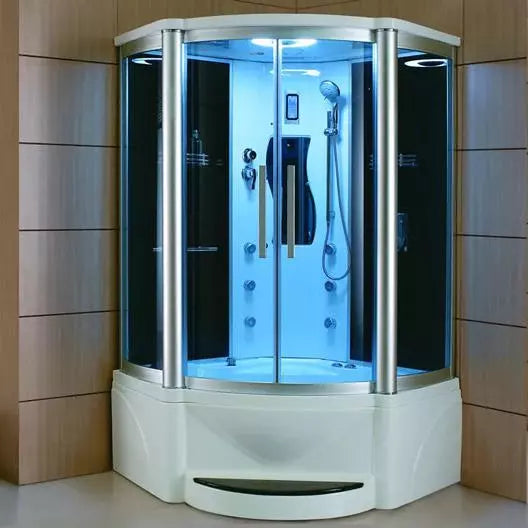 Mesa 48" x 48" x 85" Steam Shower Jetted Tub Combination WS-609