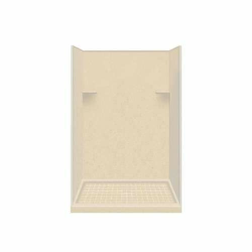 Transolid Studio 34-In X 48-In X 75-In Solid Surface Alcove Shower Kit RKWF4847