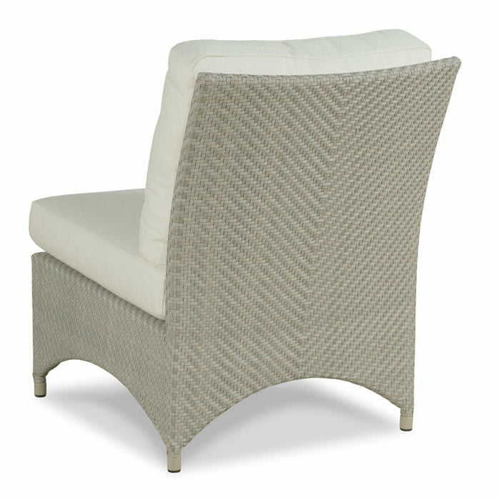 Woodbridge Furniture 25.5”W x 36.5”H Ventana Outdoor Bunching Chair Floral Gray Finish O-7288-71