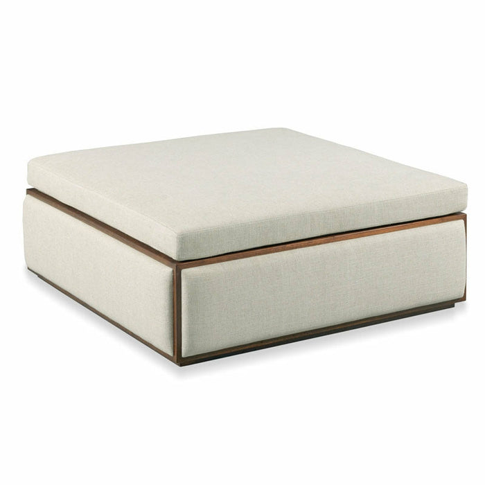 Woodbridge Furniture 41”W x 16”H Square Saybrook Ottoman Lisse Finish 7315-21