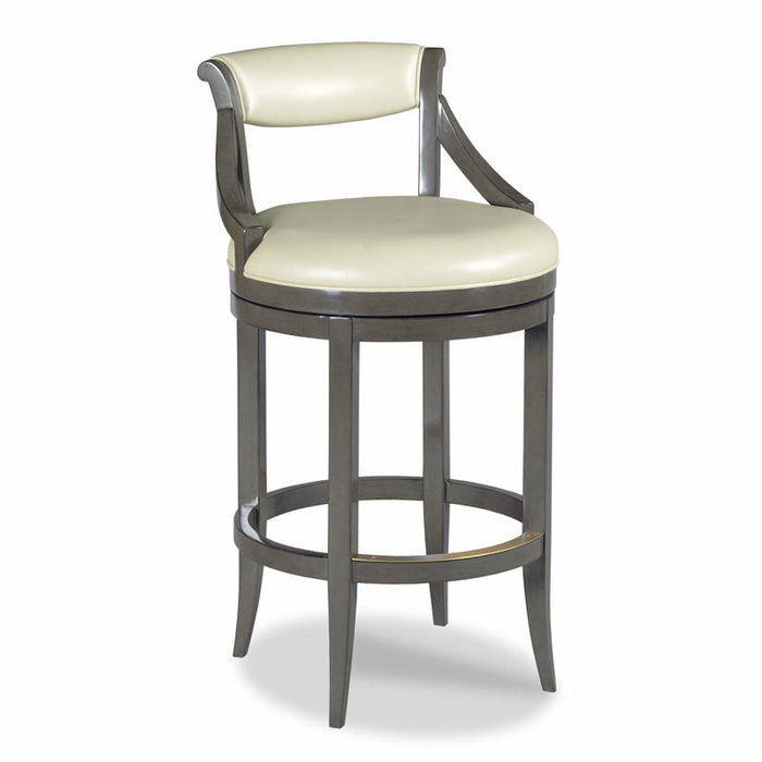 Woodbridge Furniture 21”W x 41”H Taylor Bar Stool Charcoal Finish 7504-63