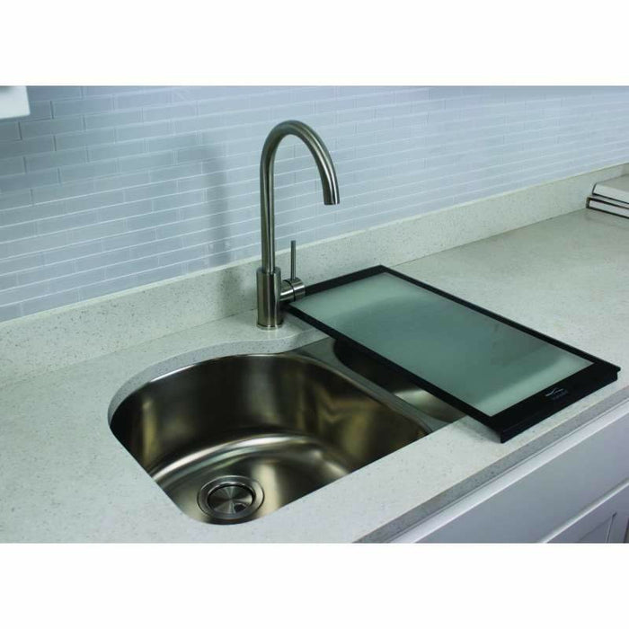 Transolid Meridian Stainless Steel 32-in Undermount Kitchen Sink Kit K-MUDD32219