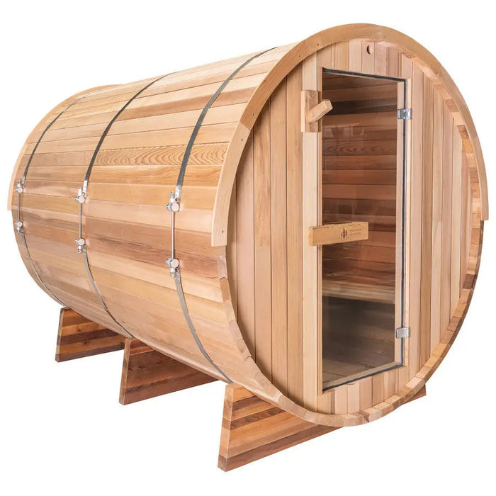 Backcountry Recreation 8 ft Classic Red Cedar Barrel Sauna - 6 person BAR-CE-8