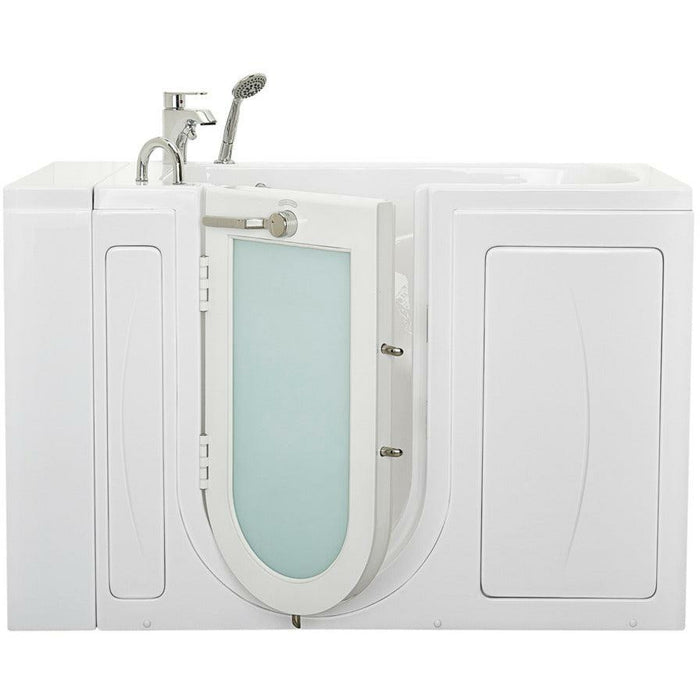 Ella's Bubbles Monaco 32"W x 52"L Acrylic Soaking Walk-In-Bathtub, Outward Swing Door, Fast Fill Faucet, 2" Dual Drain OA3252