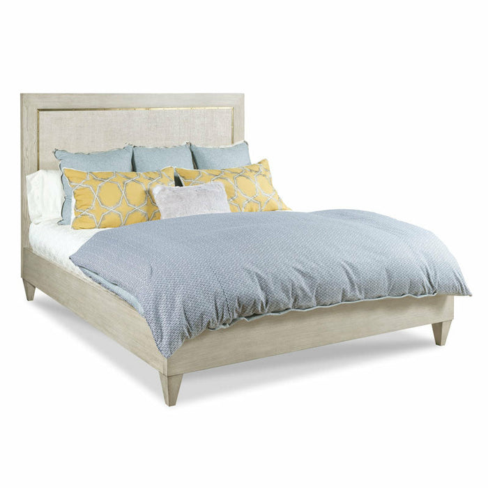 Woodbridge Furniture 81”W x 60"H Eliana King Bed Luna Finish 8010-07K