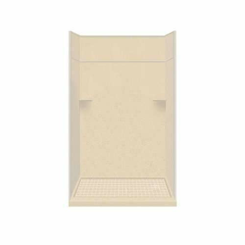 Transolid Studio Solid Surface 60-In X 96-In Alcove Shower Kit with Extension RKWFX6007