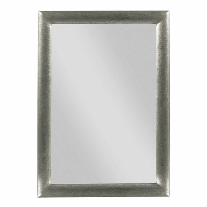 Woodbridge Furniture 48”W x 34"H Luxor Mirror Inca Silver Finish 9030-53