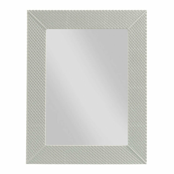 Woodbridge Furniture 32”W x 41.75"H Neptune Mirror Glacier Finish 9032-R1