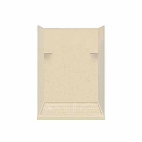 Transolid Studio 30-In X 60-In X 75-In Solid Surface Alcove Shower Kit RKWF6007