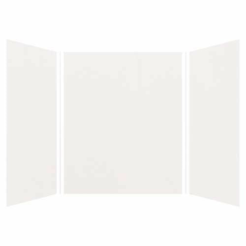 Transolid Expressions 60-In X 60-In X 72-In Glue To Wall Tub/Shower Wall Kit EWK606072