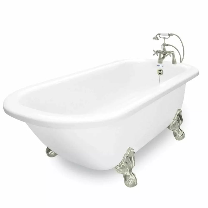 American Bath Factory 60" X 30" Clawfoot Classic Bathtub BA-C