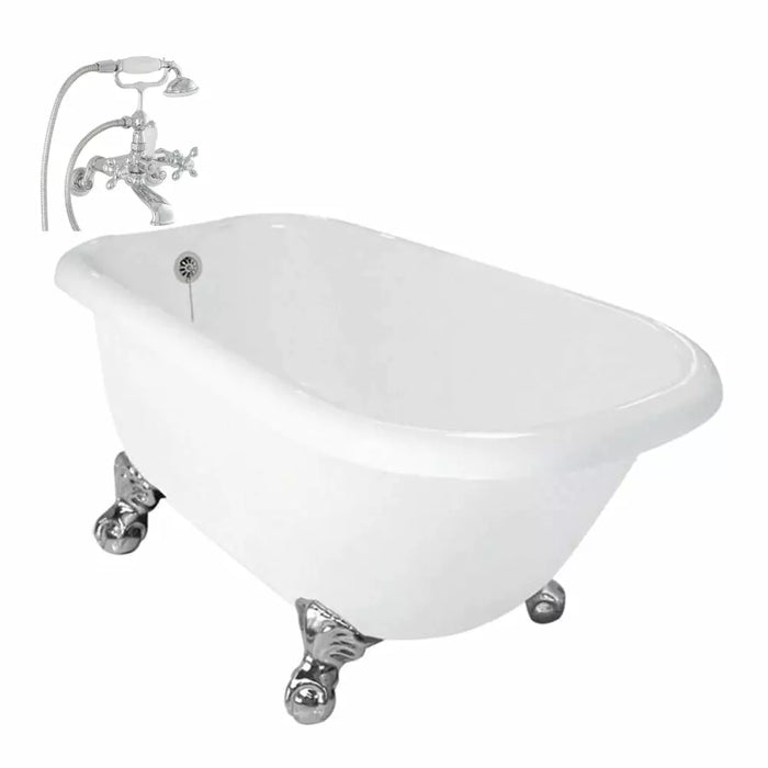 American Bath Factory 67" X 30" Clawfoot Classic Bathtub BA-C