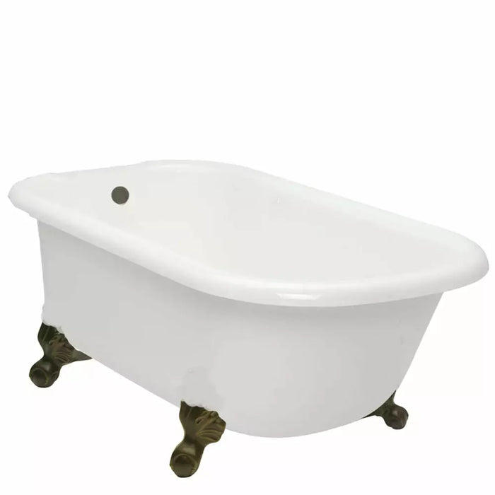 American Bath Factory 60" X 30" Clawfoot Classic Bathtub BA-C