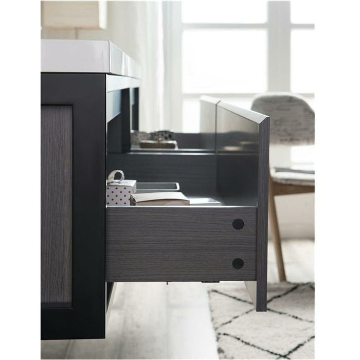 Moreno Bath Lake 84 Inch Wall Mounted Modern Vanity With Matte Black Stainless Steel Frame Lake84WHM