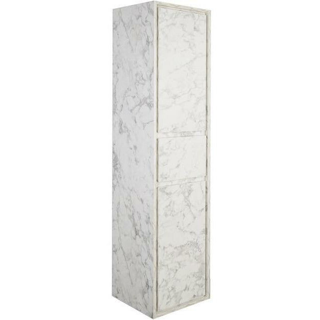 Moreno Bath Sage 16 Inch Linen Storage Cabinet In Marble MOMS60-MB