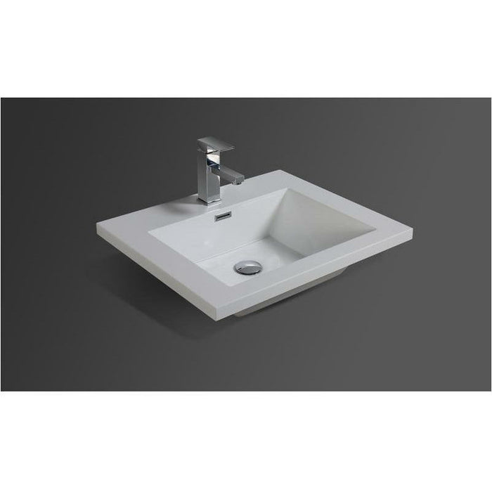 Moreno Bath Sage 24 Inch Wall Mounted Modern Vanity MOM824