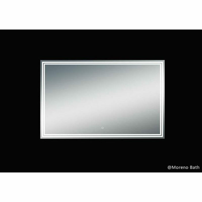 Moreno Bath Luna 47 Inch Polished Edge Back-Lit Led Mirror MOA405