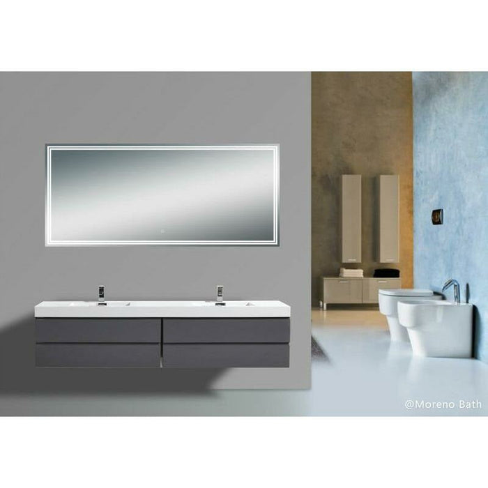 Moreno Bath Luna 68 Inch Polished Edge Back-Lit Led Mirror MOA407