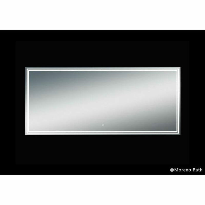 Moreno Bath Luna 68 Inch Polished Edge Back-Lit Led Mirror MOA407