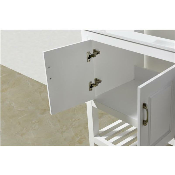 Moreno Bath Louis 70 Series 60 Inch Vanity With White Quartz Top And Double Ceramic Sink 7060D