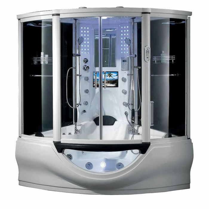 Maya bath Platinum Superior Steam Shower - White 101