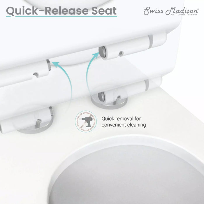 Swiss Madison Concorde One-Piece Square Toilet Dual-Flush 1.1/1.6 gpf SM-1T106