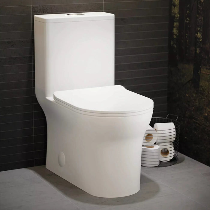 Swiss Madison Burdon One-Piece Elongated Toilet Vortex™ Dual-Flush 1.1/1.6 gpf SM-1T111