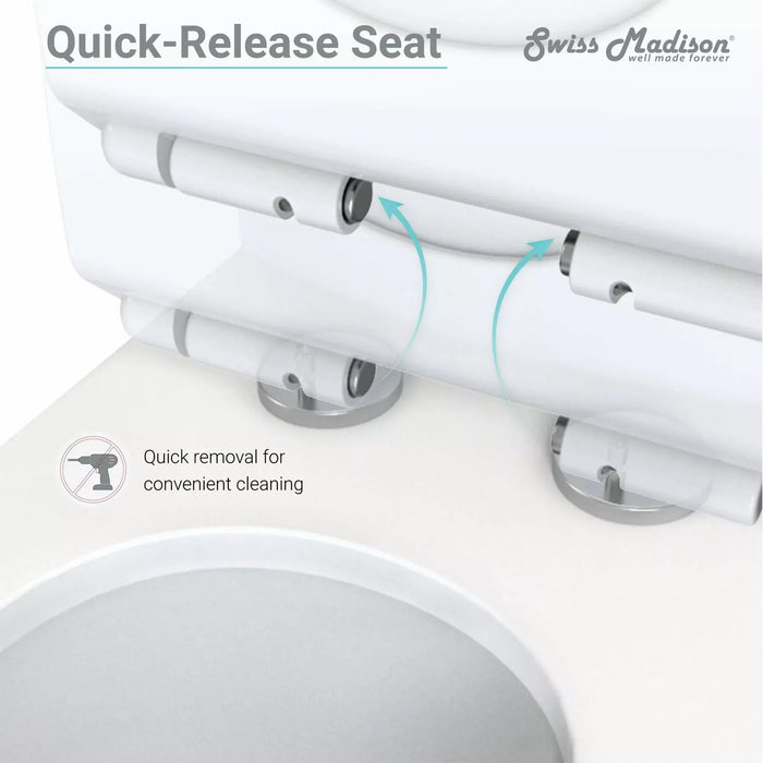 Swiss Madison Avallon One-Piece Elongated Toilet Dual-Flush 1.1/1.6 gpf SM-1T122