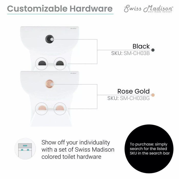 Swiss Madison Sublime One-Piece Elongated Toilet Dual-Flush 1.1/1.6 gpf SM-1T205