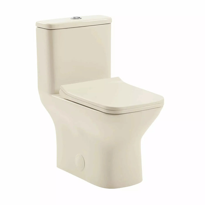 Swiss Madison Carré One-Piece Square Toilet Dual-Flush 1.1/1.6 gpf SM-1T256