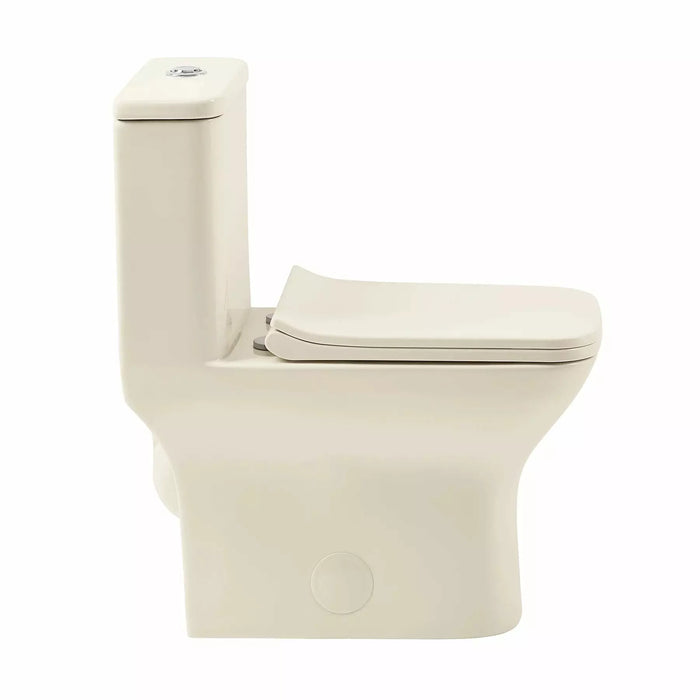 Swiss Madison Carré One-Piece Square Toilet Dual-Flush 1.1/1.6 gpf SM-1T256