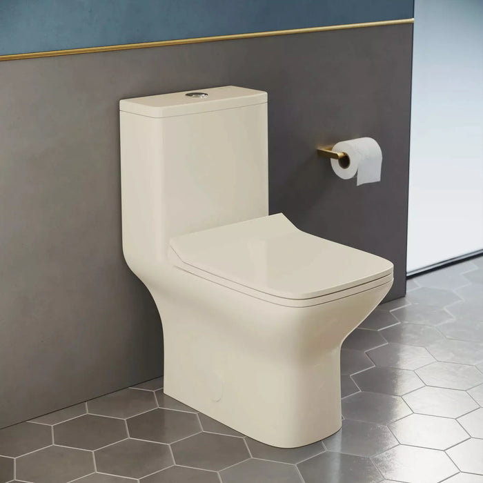 Swiss Madison Carré One-Piece Square Toilet Dual-Flush 1.1/1.6 gpf SM-1T256