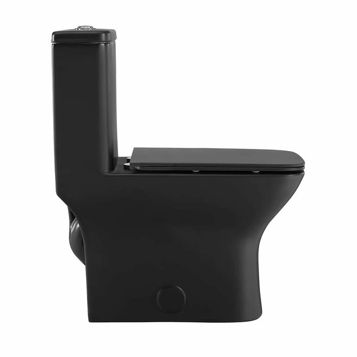 Swiss Madison Carré One-Piece Square Toilet Dual-Flush 1.1/1.6 gpf SM-1T256