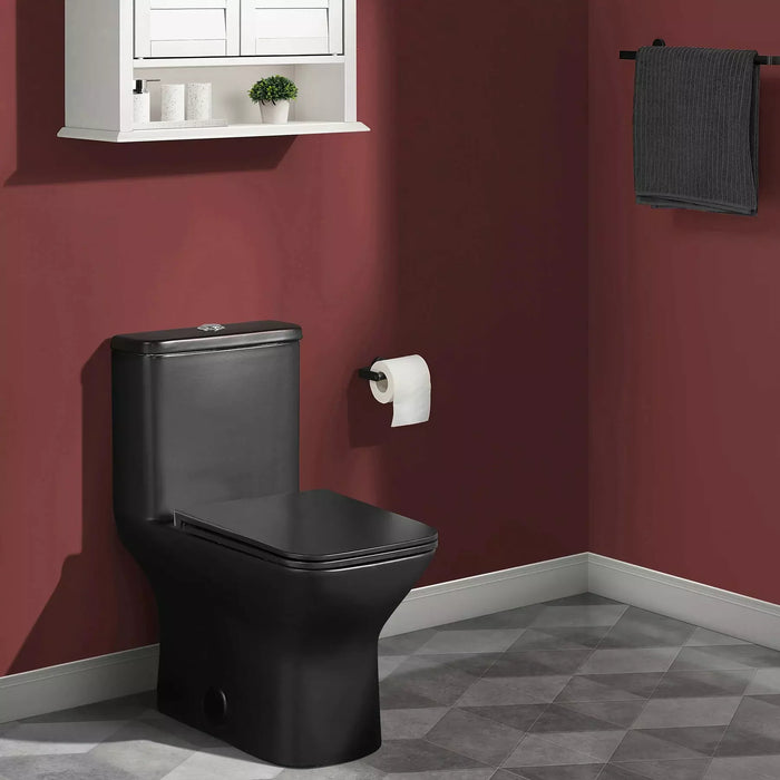 Swiss Madison Carré One-Piece Square Toilet Dual-Flush 1.1/1.6 gpf SM-1T256