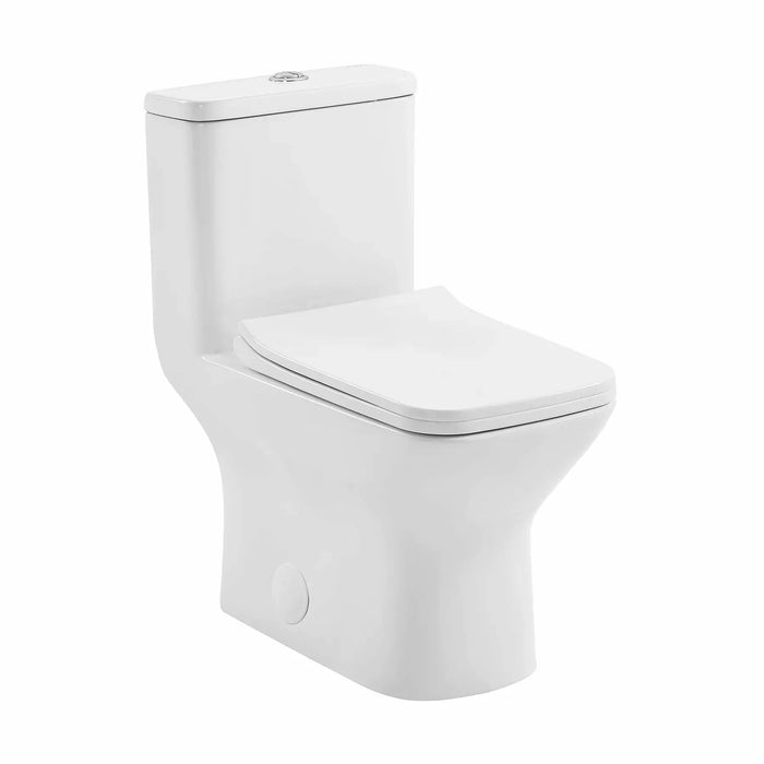 Swiss Madison Carré One-Piece Square Toilet Dual-Flush 1.1/1.6 gpf SM-1T256